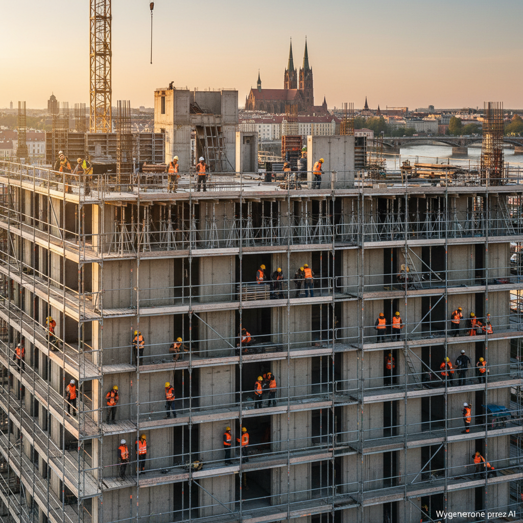 Rusztowania jako katalizator efektywności: Jak optymalna organizacja przestrzeni roboczej przyspiesza pracę wszystkich ekip na Twojej budowie we Wrocławiu.