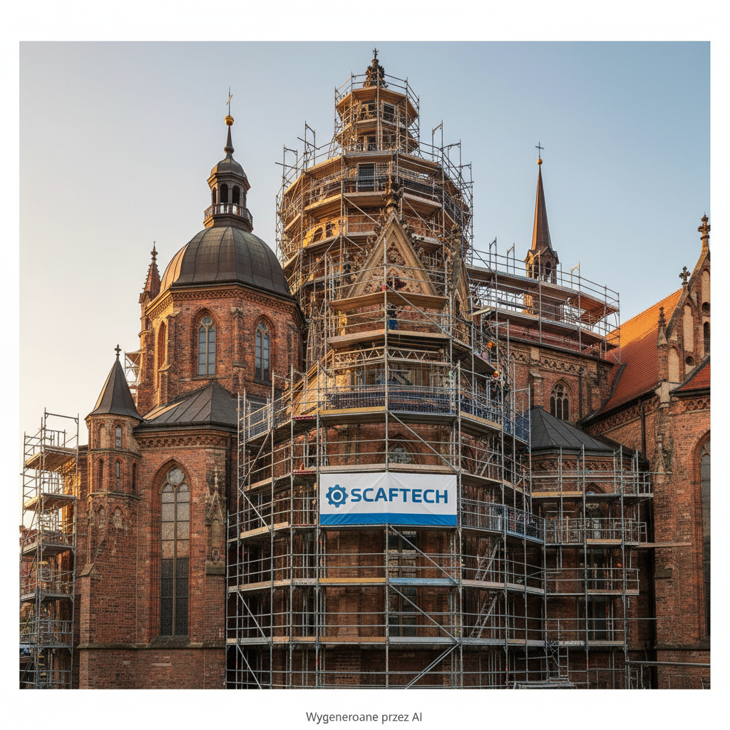 Rusztowania dla nietypowych konstrukcji we Wrocławiu – jak Scaftech rozwiązuje wyzwania trudnego dostępu i skomplikowanych brył?